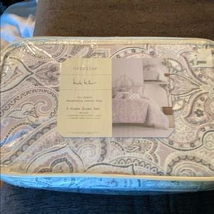 ARTELIER NICOLE MILLER Empire Damask Duvet Set